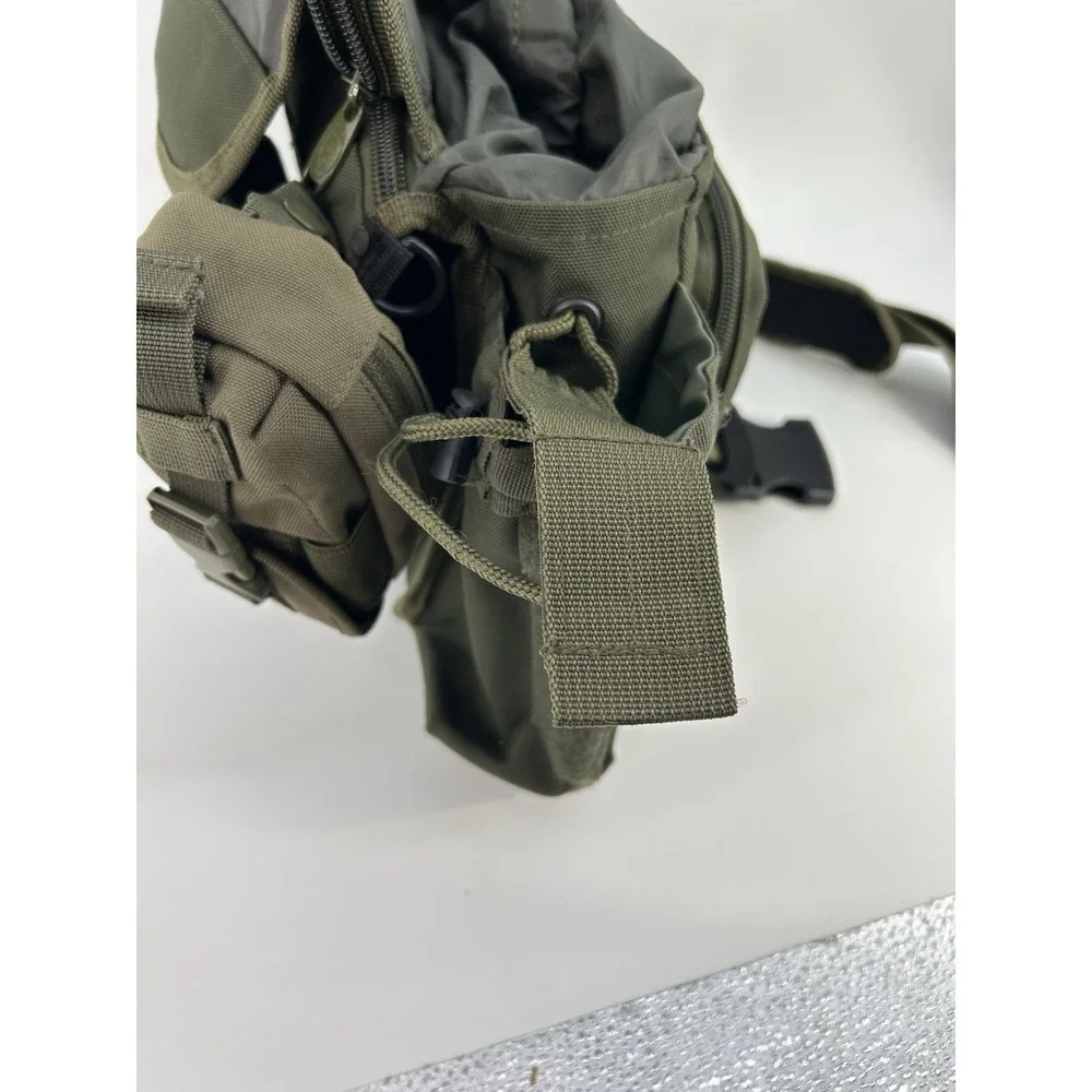 UTG Tactical Crossbody Shoulder Messenger Sling Bag Green MOLLE Range Pack Gear